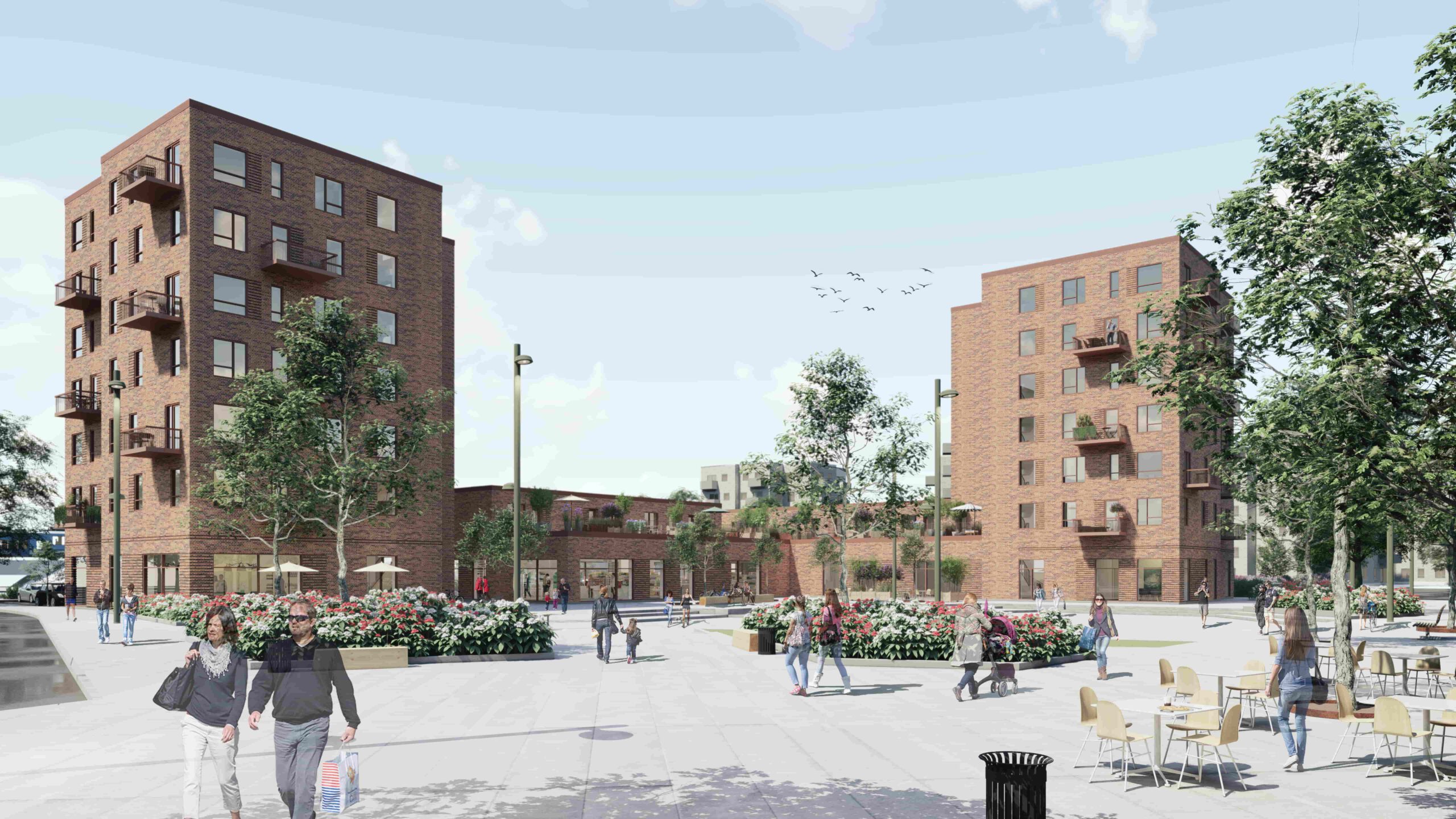 Visualisering af boligprojekt